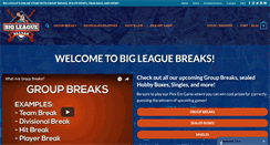 Desktop Screenshot of bigleaguebreaks.com